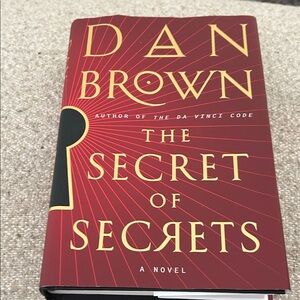 Red and Gold Hardcover Book